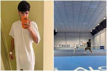 Alcaraz tra allenamento e… ospedale: lo spagnolo avvicina il rientro?
