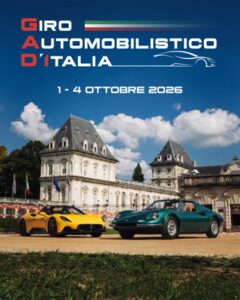 Il Giro Automobilistico d’Italia 2026 arriva in Sardegna dal 1° al 4 ottobre
