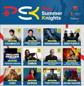 Il Pisa Summer Knights anticipa la programmazione all’inizio dell’estate
