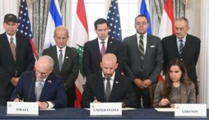 Israele-Libano, accordo firmato a Washington. Netanyahu: “Idf restano fino al disarmo di Hezbollah”