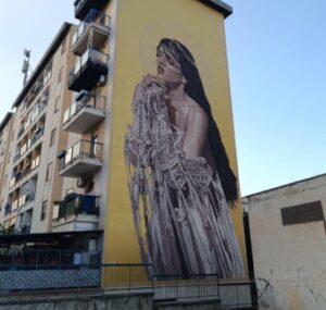 Rosalìa ‘protagonista’ a Palermo, spunta il murales nel cuore della città: l’omaggio
