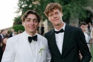 Sinner e Laila Hasanovic al matrimonio… di Duplantis