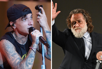 Ultimo, il Gladiatore e il concerto dei record: l’endorsement di Russell Crowe accende la fantasia dei fan