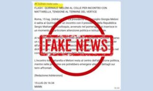 Falso lancio Adnkronos in chat giornalisti annuncia Meloni al Quirinale, Desario: “Fatto grave, denunciamo”
