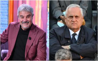 Lazio, la frase choc di Pino Insegno. Il web: “Ha augurato morte a Lotito”