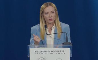 Meloni al congresso della Uil: “Salario giusto una vittoria di tutti i lavoratori, morti sul lavoro una sconfitta”