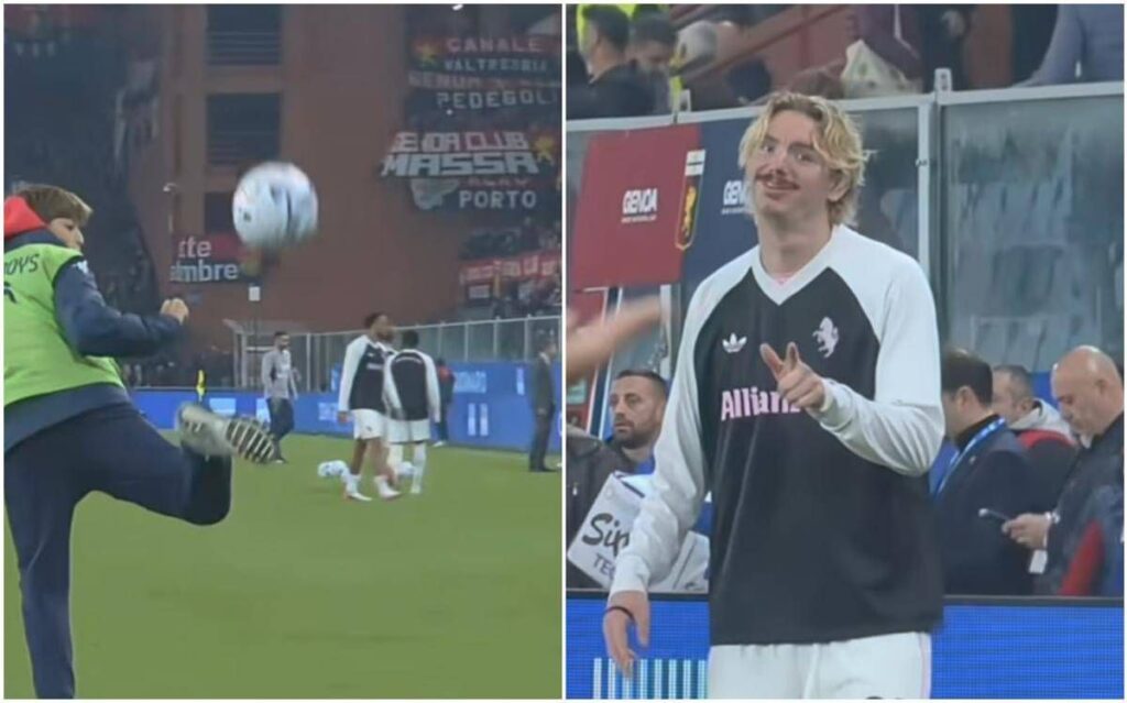 Genoa-Juve, il controllo da numero 10 del raccattapalle stupisce Woltemade: cos’è successo